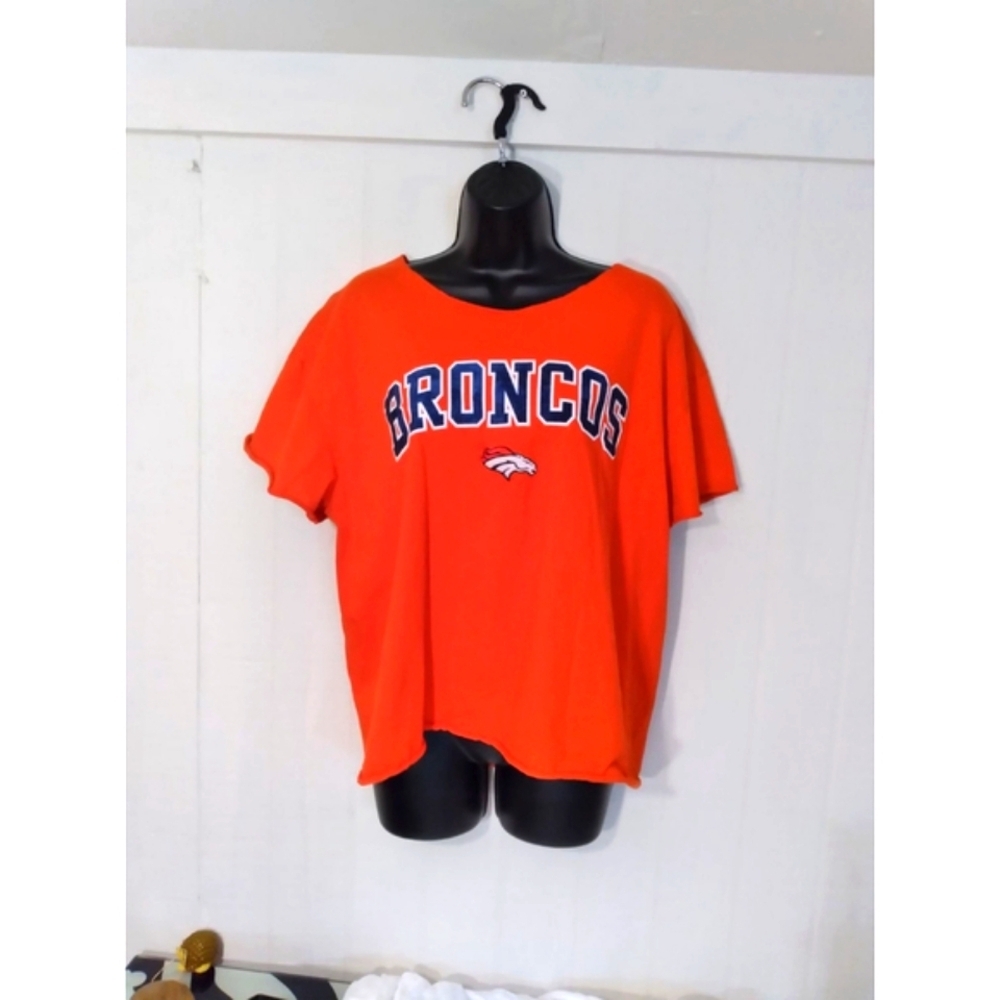 Denver Broncos Raw Hemmed Shirt